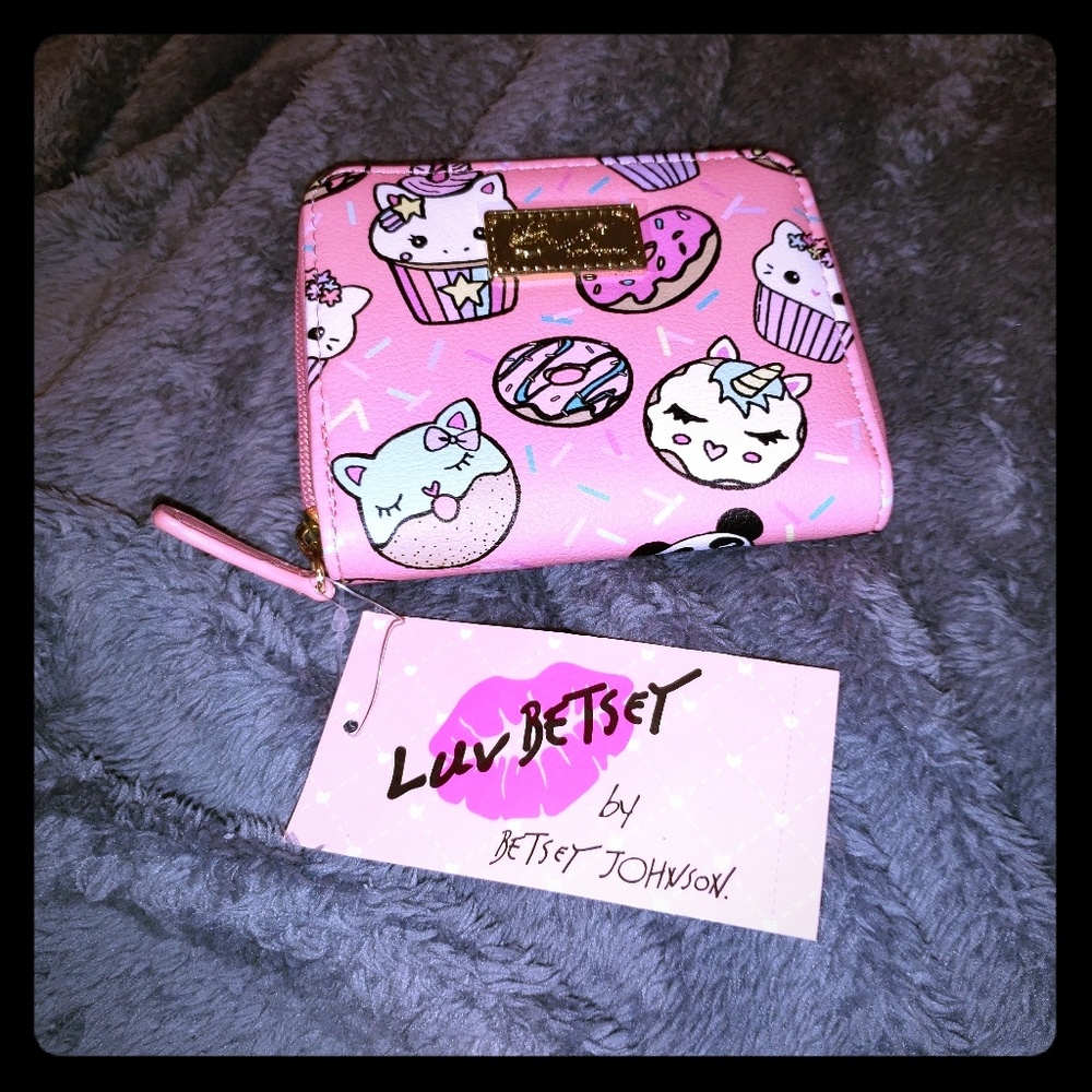 Unicorn pastries and kitties Betsey Johnson wallet
